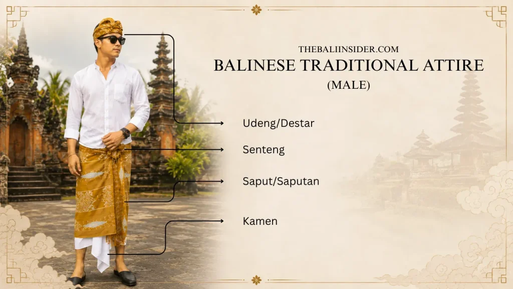 Balinese Attire Male Anatomy
